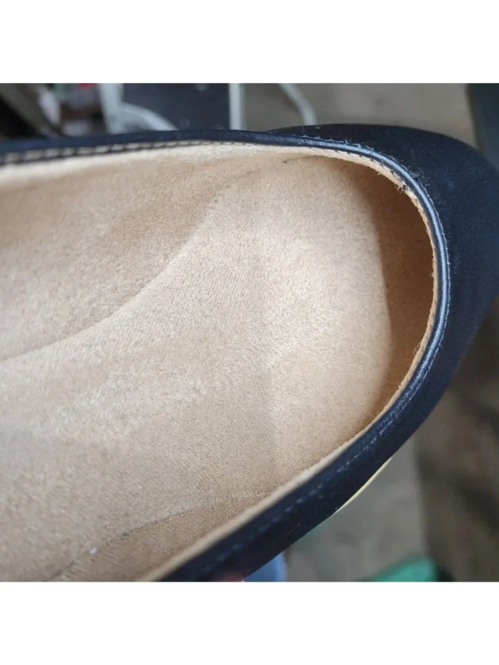 Soul Idea Ballet Women's Size 8.5 Black Loafers Flats Slip On